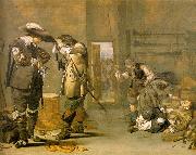 Jacob Duck Soldiers Arming Themselves china oil painting reproduction